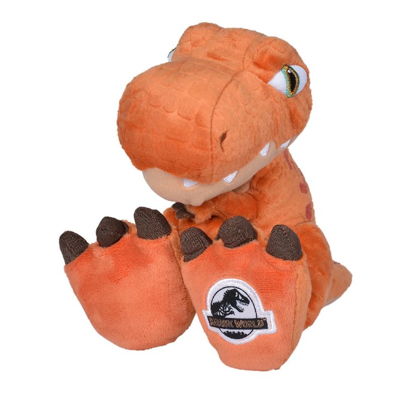Universal jurassic world peluche dinosaure t-rex orange 25 cm 